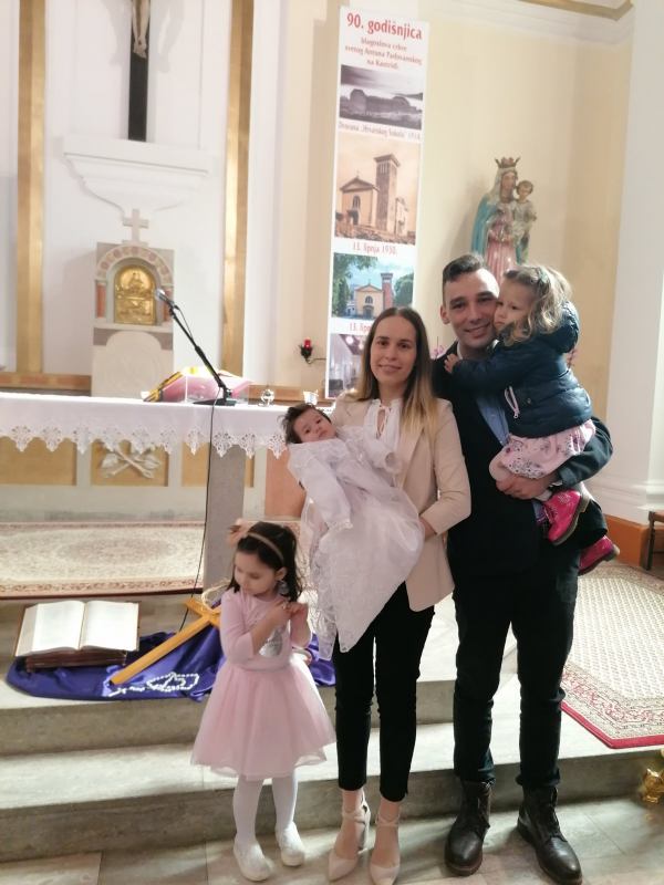 21. veljače 2021. - Krštenje Magdalene Martinović