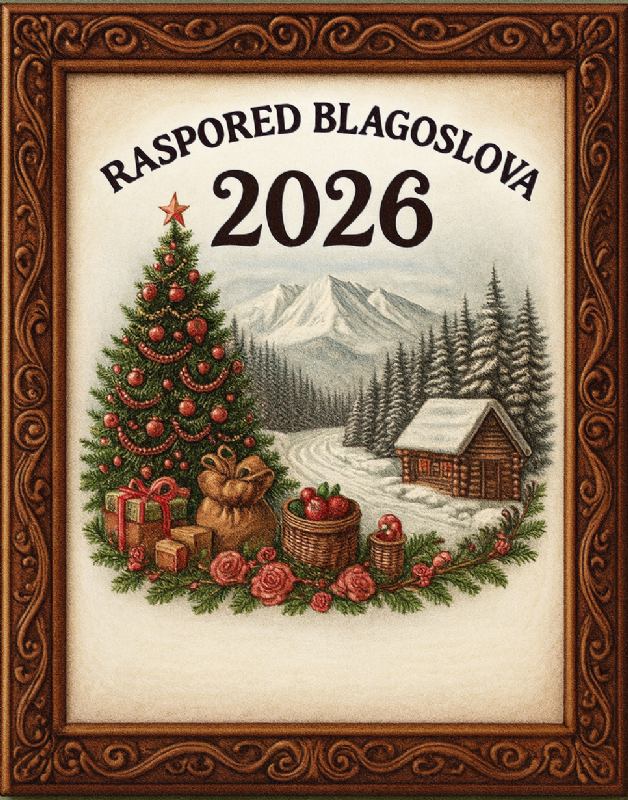  	Raspored blagoslova 2026.