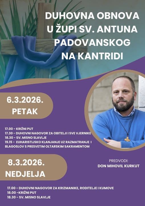 Duhovna obnova u župi sv. Antuna Padovanskog na Kantridi